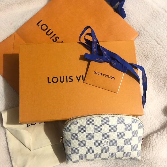 Louis Vuitton Handbags - Louis Vuitton Cosmetic Pouch Damier Azur